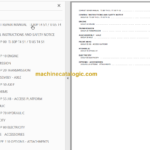 Manitou TJ 80P T4 S1 Repair Manual