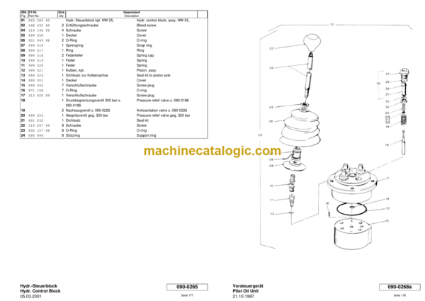 Komatsu H85 Parts Catalog