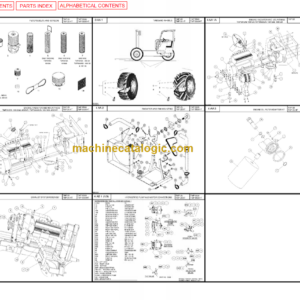 Manitou TMP25HT TMP5500HT LIFT PARTS MANUALS