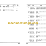 Komatsu 6D95L Diesel Engine Parts Book