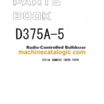 Komatsu D375A-5 Parts Book