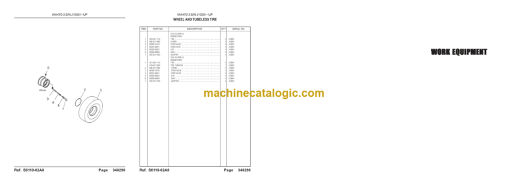 Komatsu S6D125-1 SN 73974- UP Parts Book