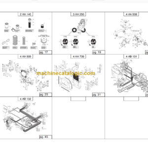 Manitou TMT45 FL S1-E2 PARTS MANUAL