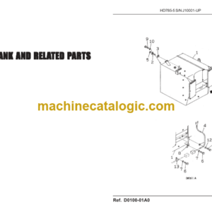 Komatsu HD785-5 Dump Truck Parts Book