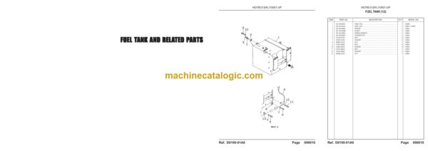 Komatsu HD785-5 Dump Truck Parts Book