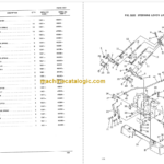 Komatsu D68E-1 D68P-1 Swamp Bulldozer Parts Book