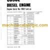 Komatsu 6D95L Diesel Engine Parts Book Serial No 19027 and up