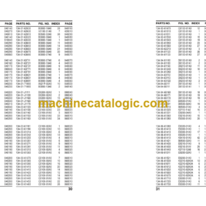 Komatsu D68ESS-12 Bulldozer Parts Book