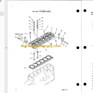 Komatsu D66S-1 Crawler Loader Parts Book