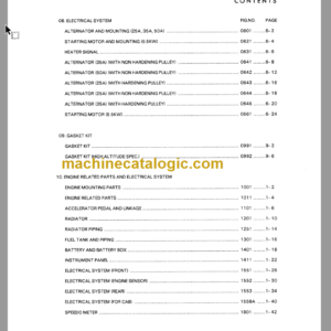 Komatsu WA120-1 Wheel Loader Parts Book