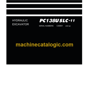 Komatsu PC138USLC-11 Hydraulic Excavator Parts Book