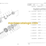 Komatsu 6D95L Diesel Engine Parts Book Serial No 19027 and up