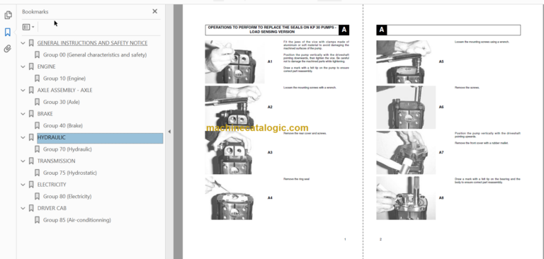 Manitou MT 1445 HL Turbo USA S2-E2 Repair Manual
