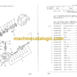 Komatsu 6D95L Diesel Engine Parts Book Serial No 19027 and up