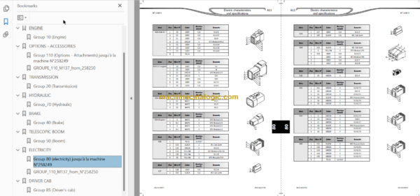 Manitou MT 1440 HA-A Repair Manual