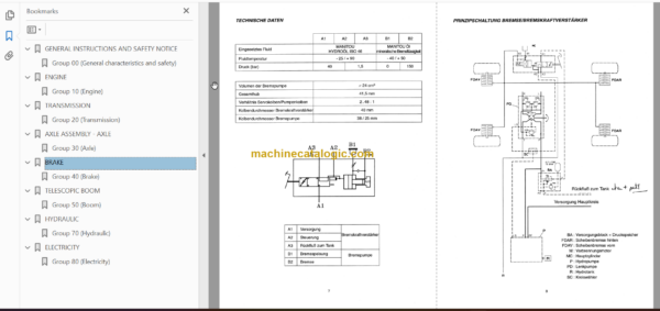 Manitou MT 928 Repair Manual