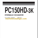 Komatsu PC150HD-3K Hydraulic Excavator Parts Book