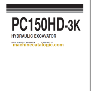 Komatsu PC150HD-3K Hydraulic Excavator Parts Book