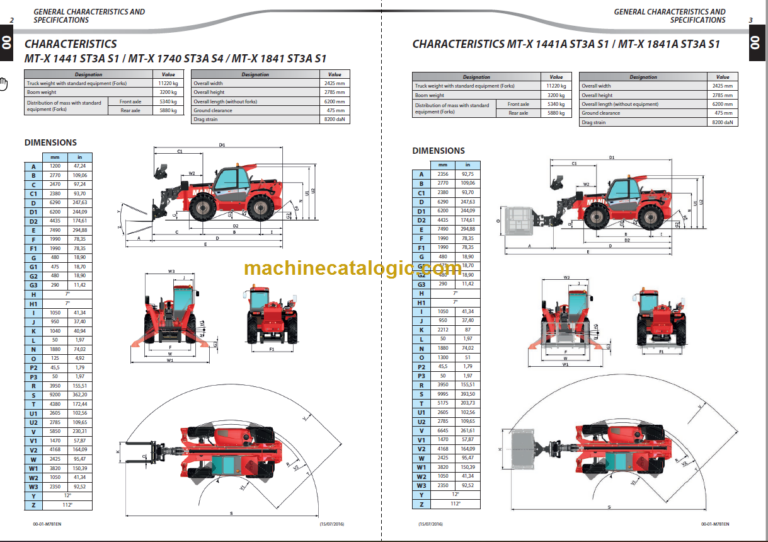 Manitou MT-X 1441A 100P PS SLT LSU ST3A S1 Repair manual