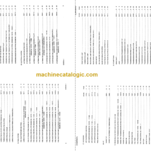 Komatsu GD825A-1 Motor Grader Parts Book