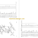 Komatsu GD825A-1 Motor Grader Parts Book