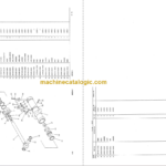 Komatsu GD825A-1 Motor Grader Parts Book