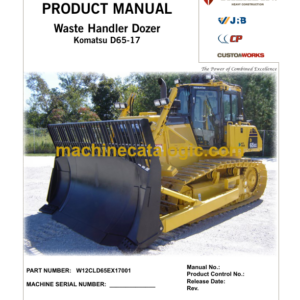 Komatsu D65-17 Product Catalog