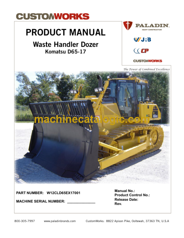 Komatsu D65-17 Product Catalog