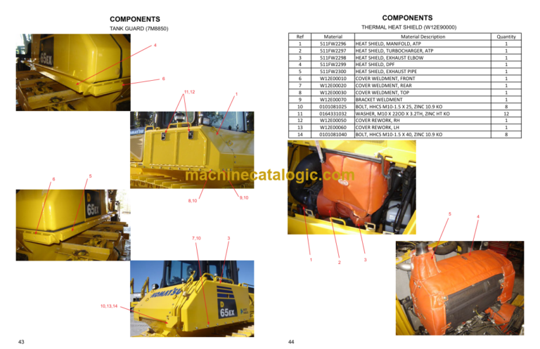 Komatsu D65-17 Product Catalog