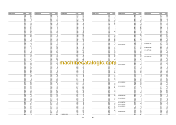 Komatsu WA380-6 Wheel Loader Parts Book