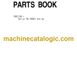 Komatsu FB07 FB09-3 Parts Book