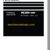 Komatsu PC300-8M0 Hydraulic Excavator Parts Book