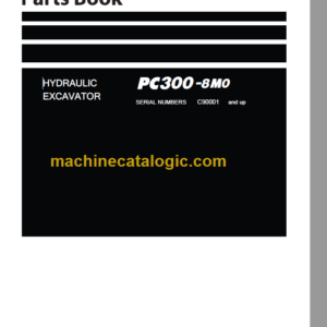 Komatsu PC300-8M0 Hydraulic Excavator Parts Book