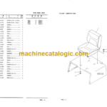 Komatsu FB07 FB09-3 Parts Book
