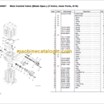 Komatsu PC70-8 Hydraulic Excavator Parts Book