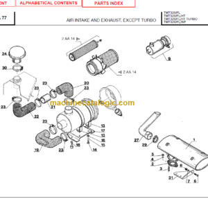 Manitou TMT320 WF PARTS MANUAL