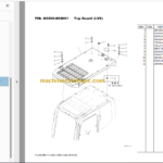 Komatsu PC200-8M0 PC200LC-8M0 KAL SPEC Hydraulic Excavator Parts Book