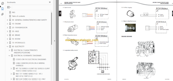 Manitou MT-X 1030 S T SERIE 5-E3 Repair Manual