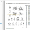 Komatsu PC200-8M0 PC200LC-8M0 KAL SPEC Hydraulic Excavator Parts Book