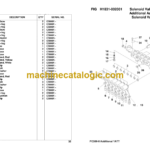 Komatsu PC300-8 Hydraulic Excavator ADDITIONAL FOR 1-ACTUATOR SPEC Parts Book