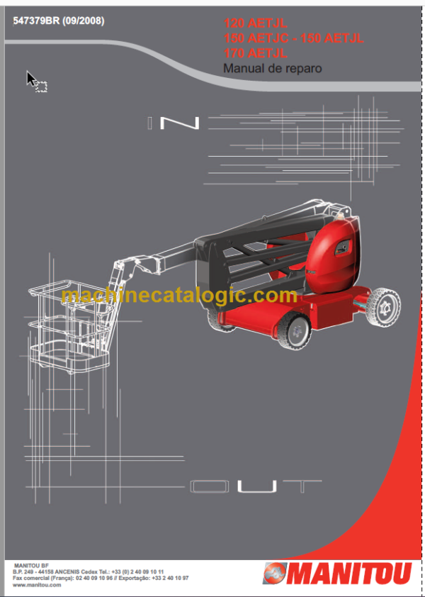 Manitou 120 AETJL Manual de reparo PO