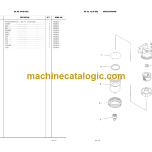 Komatsu PC400-6 Hydraulic Excavator Parts Book