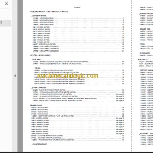 Manitou MT 1235 S TURBO S3 E2 Genuine Parts Catalogue