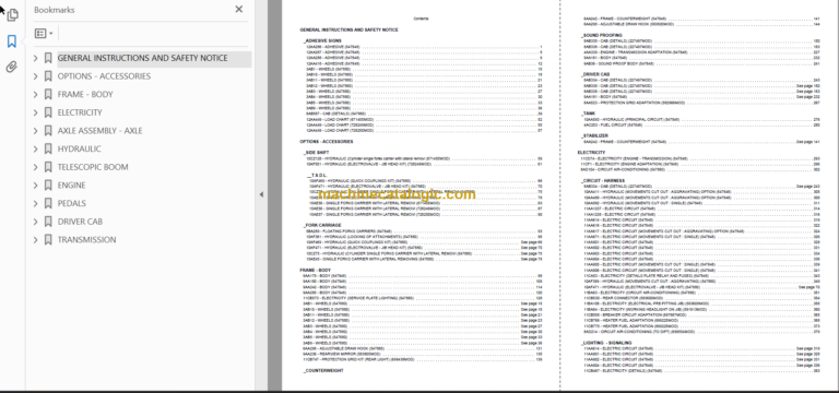 Manitou MT 1235 S TURBO S3 E2 Genuine Parts Catalogue