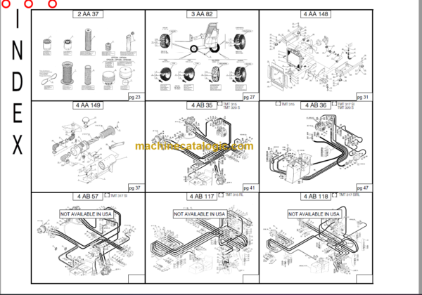 Manitou TMT 315 FL PARTS MANUAL