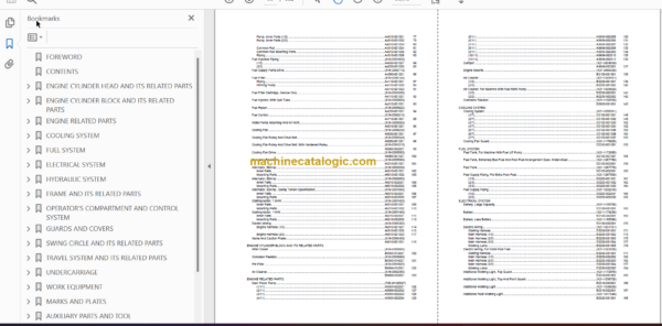 Komatsu PC400-8R Parts Book