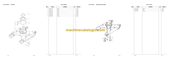 Komatsu PC400-6 Hydraulic Excavator Parts Book