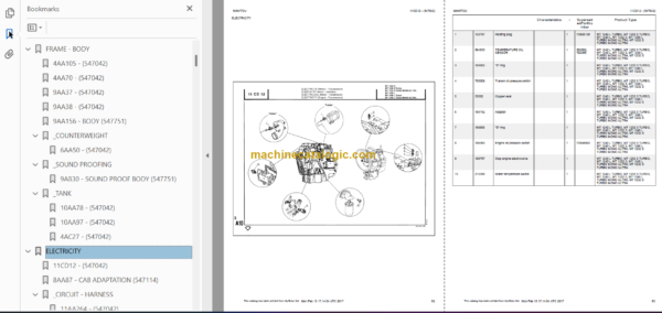 Manitou MT 1240 L Genuine Parts Catalogue