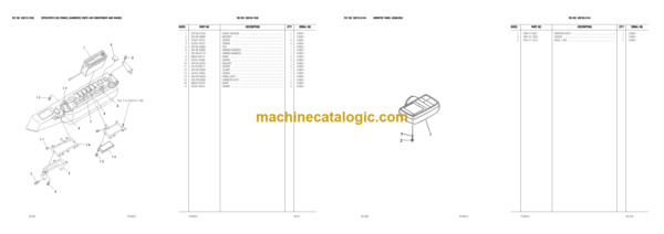 Komatsu PC400-6 Hydraulic Excavator Parts Book