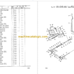 Komatsu D60E-7 D65E-7 Dozer Parts Book